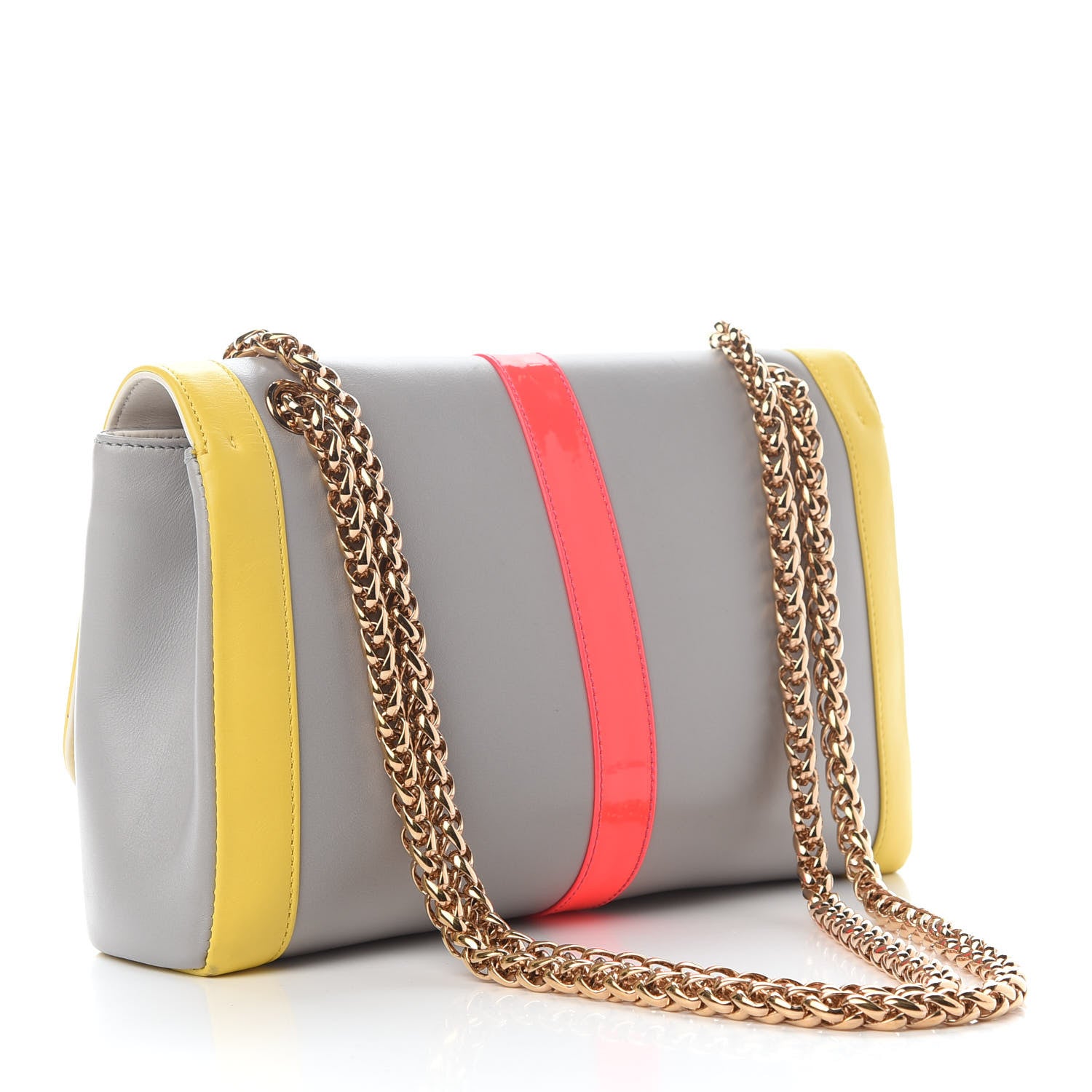 Christian Louboutin Calfskin Small Sweet Charity Shoulder Bag Multicolor 2 of 7