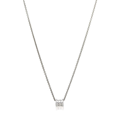 Bulgari 18K White Gold B.Zero1 Pendant Necklace 1 of 7