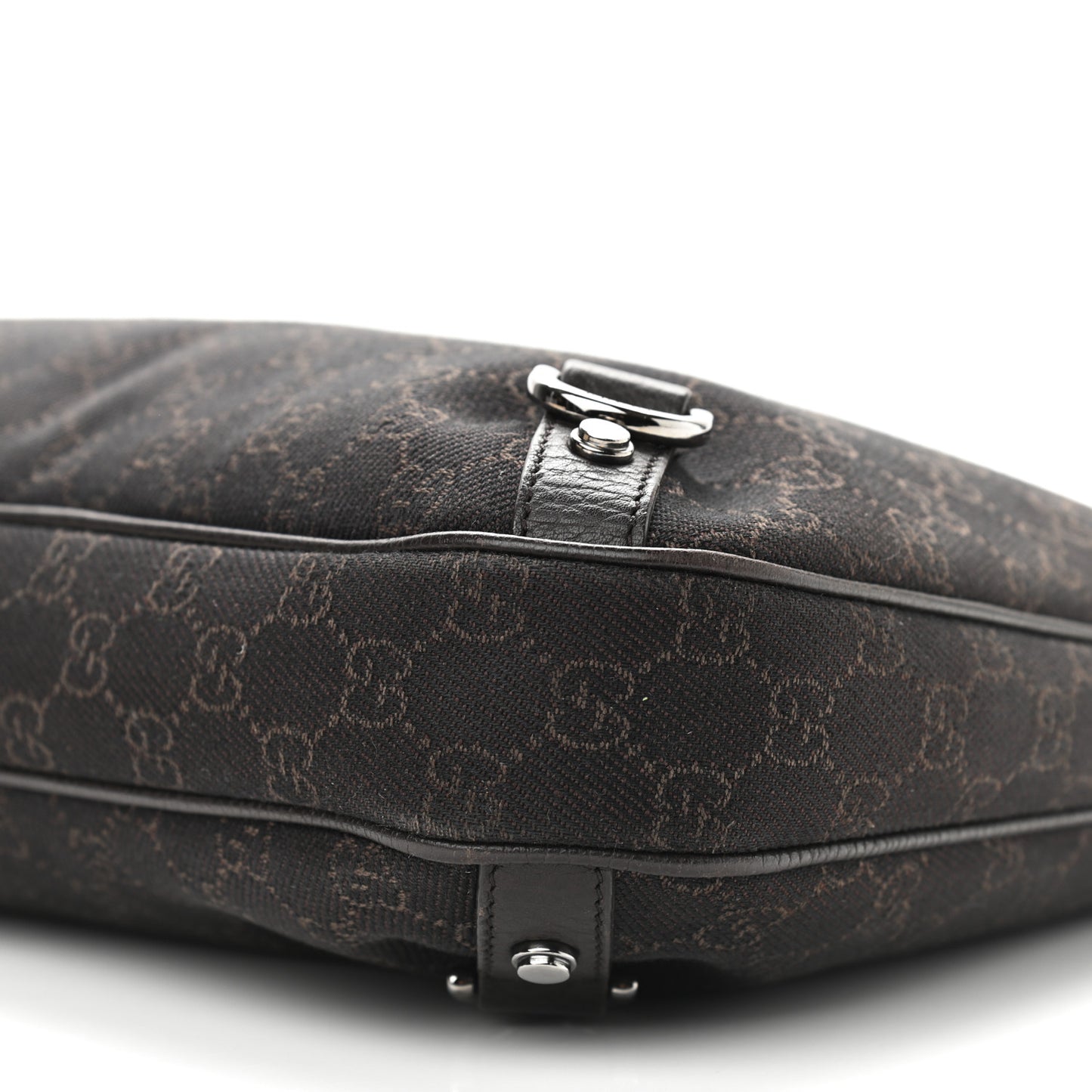 Denim Monogram Abbey D Ring Hobo Brown