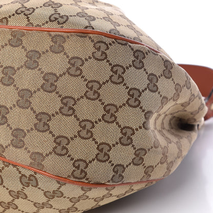 Gucci Monogram Medium Sukey Hobo Orange 9 of 9