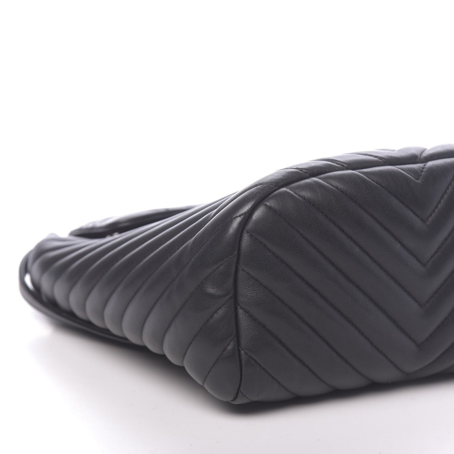 Lambskin Chevron Quilted Small Urban Spirit Backpack Black