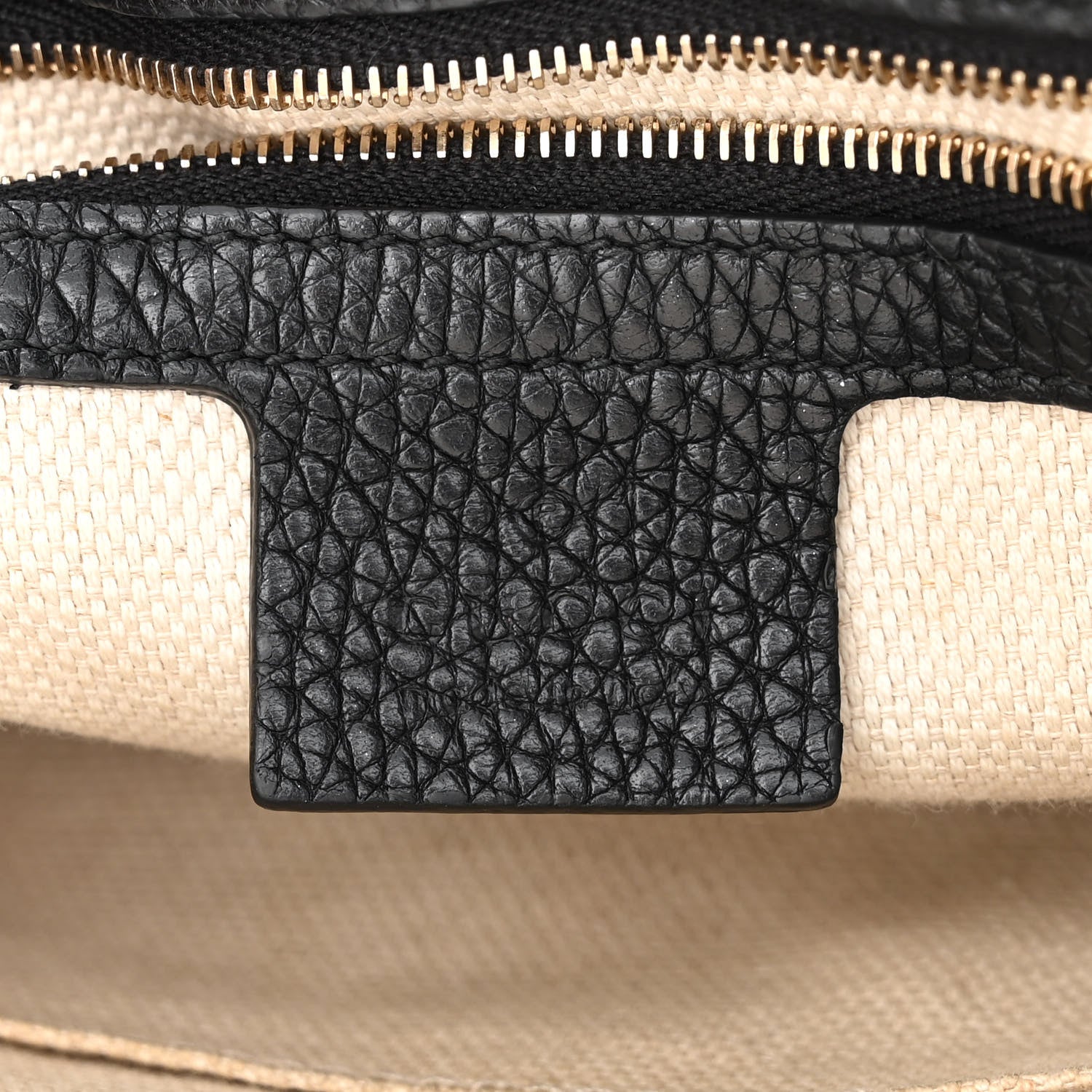 Gucci Pebbled Calfskin Medium Soho Flap Crossbody Black 6 of 9