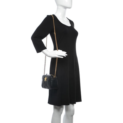 Stella McCartney Eco Alter Nappa Star Patch Shoulder Bag Black 2 of 7