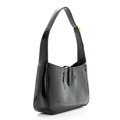 Saint Laurent Patent Le 5 A 7 Hobo Black 3 of 12