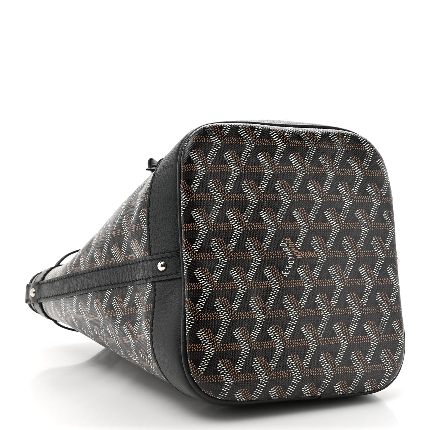 Goyardine Petit Flot Bucket Bag PM Black