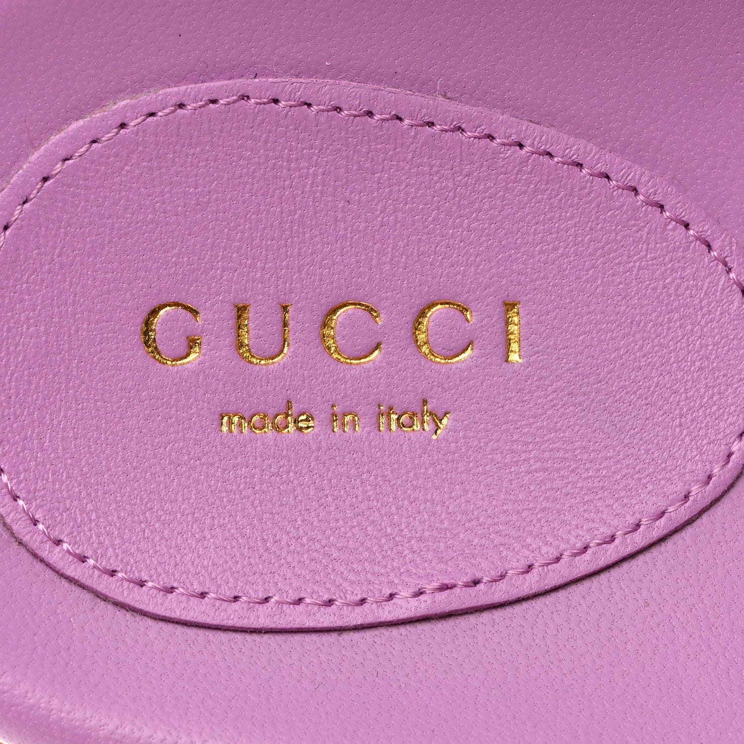 Gucci GG New Canvas Nappa Crystal Womens Slide Sandals With Straps 38 Purple Green 6 of 9