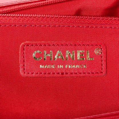 Chanel Lambskin Quilted New Medium Boy Flap Red 6 of 14