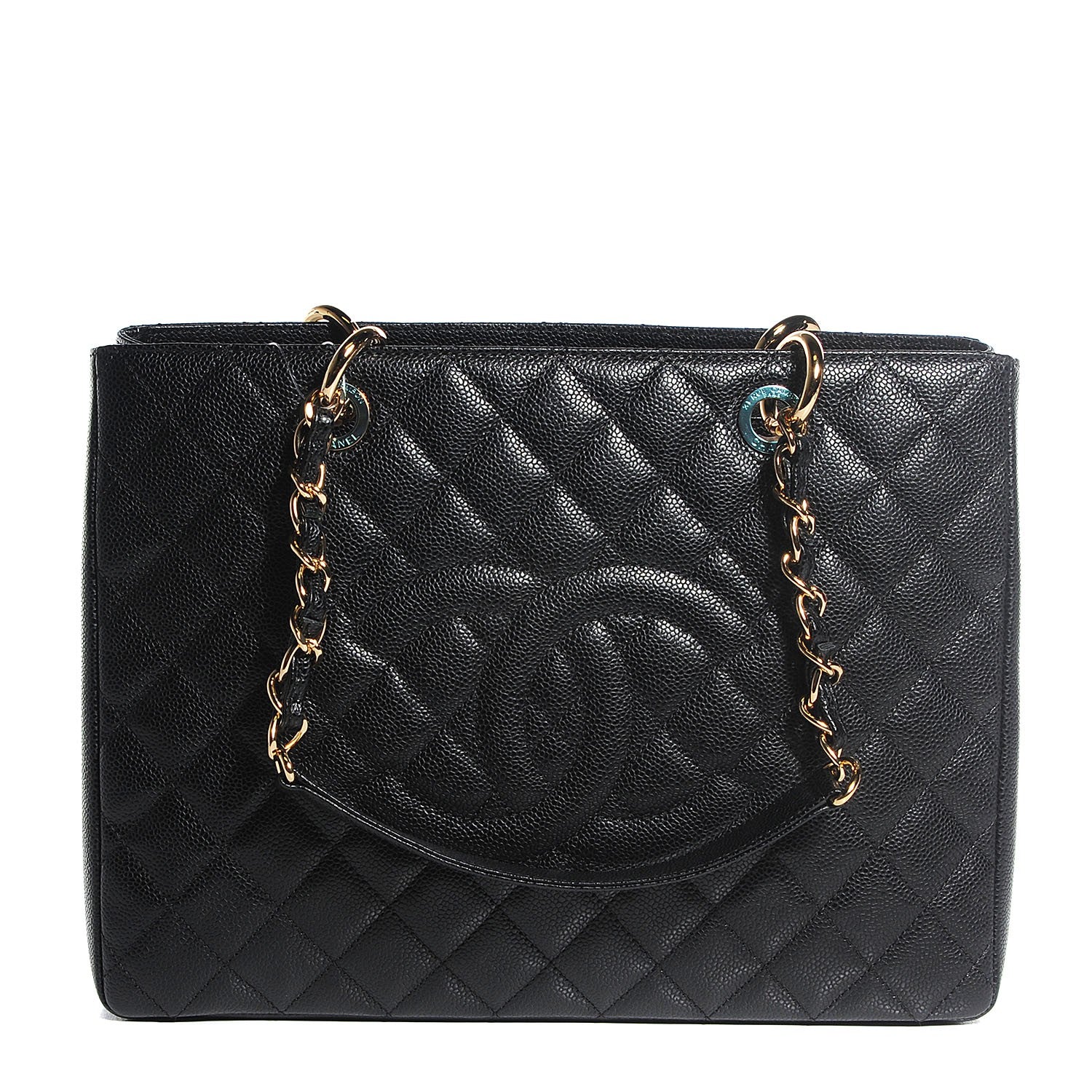 Chanel Caviar Quilted Grand Shopping Tote GST Black 1 of 7