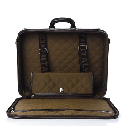 Fendi Zucca Suitcase Tobacco 5 of 12