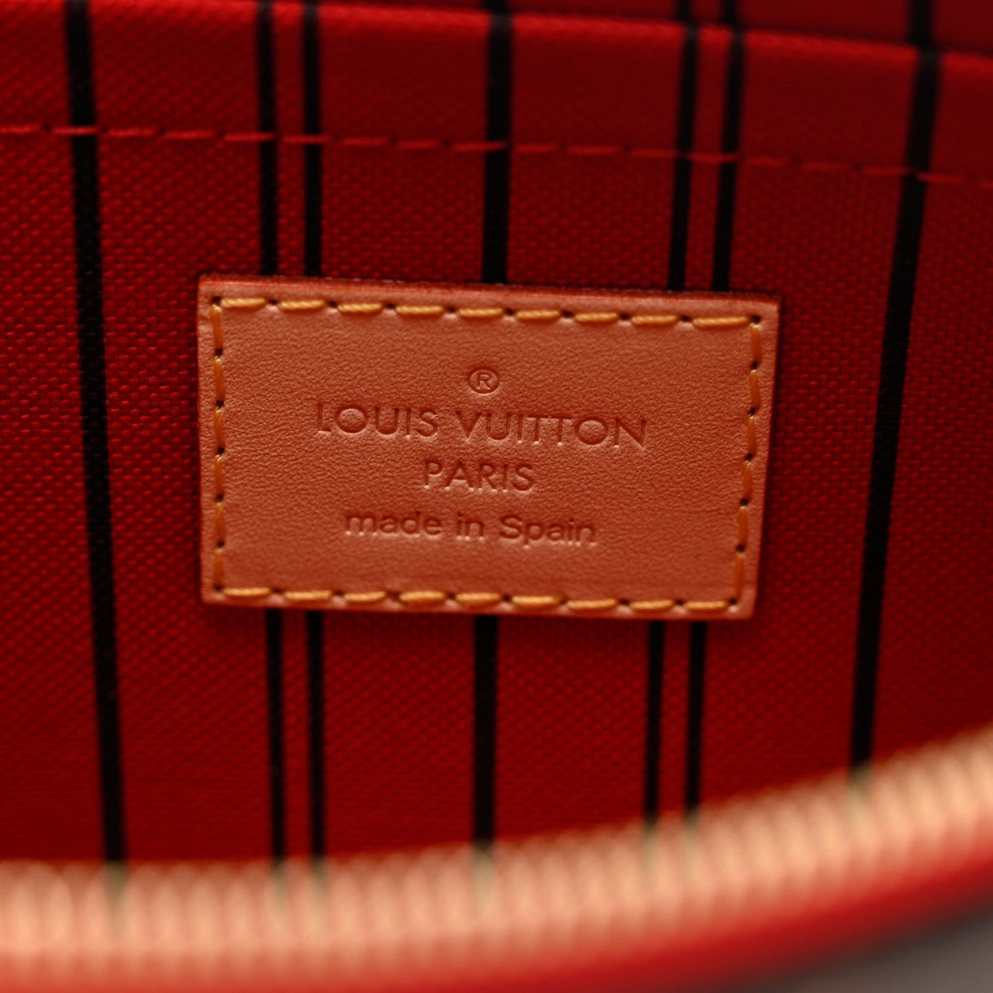Monogram Neverfull MM GM Pochette Cherry
