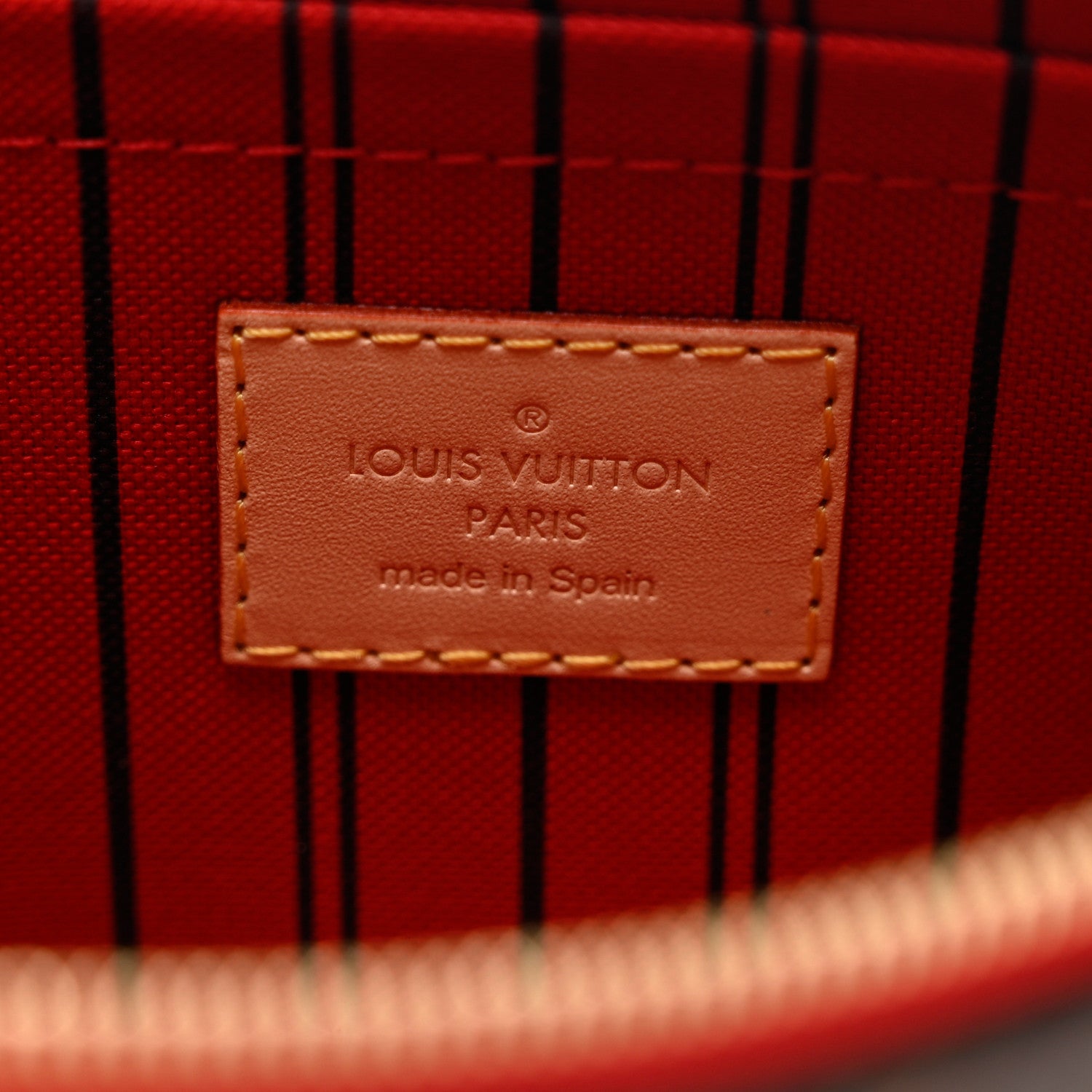 Louis Vuitton Monogram Neverfull MM GM Pochette Cherry 5 of 5