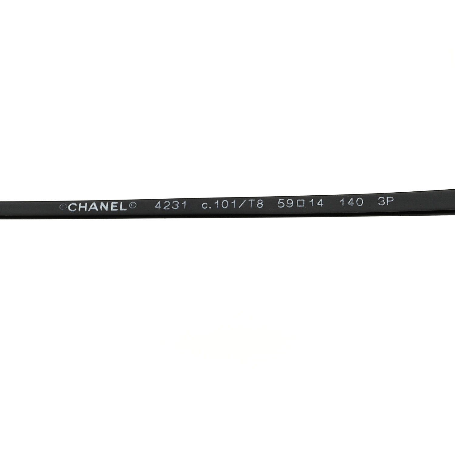 Chanel Metal Polarized Pilot Aviator Sunglasses 4231 Black 5 of 8