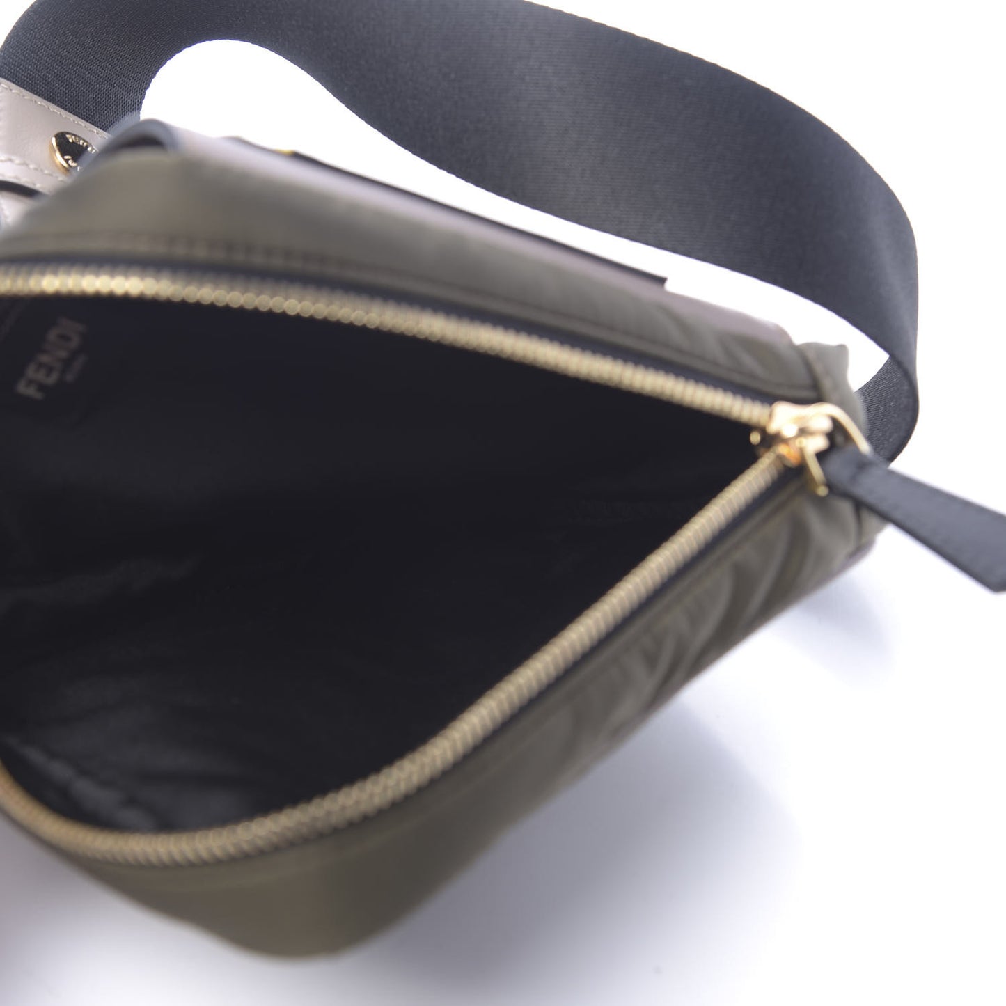 Nylon Dolmias Vitello Grace FF Multi Pouch Belt Bag Military Brown Tortora