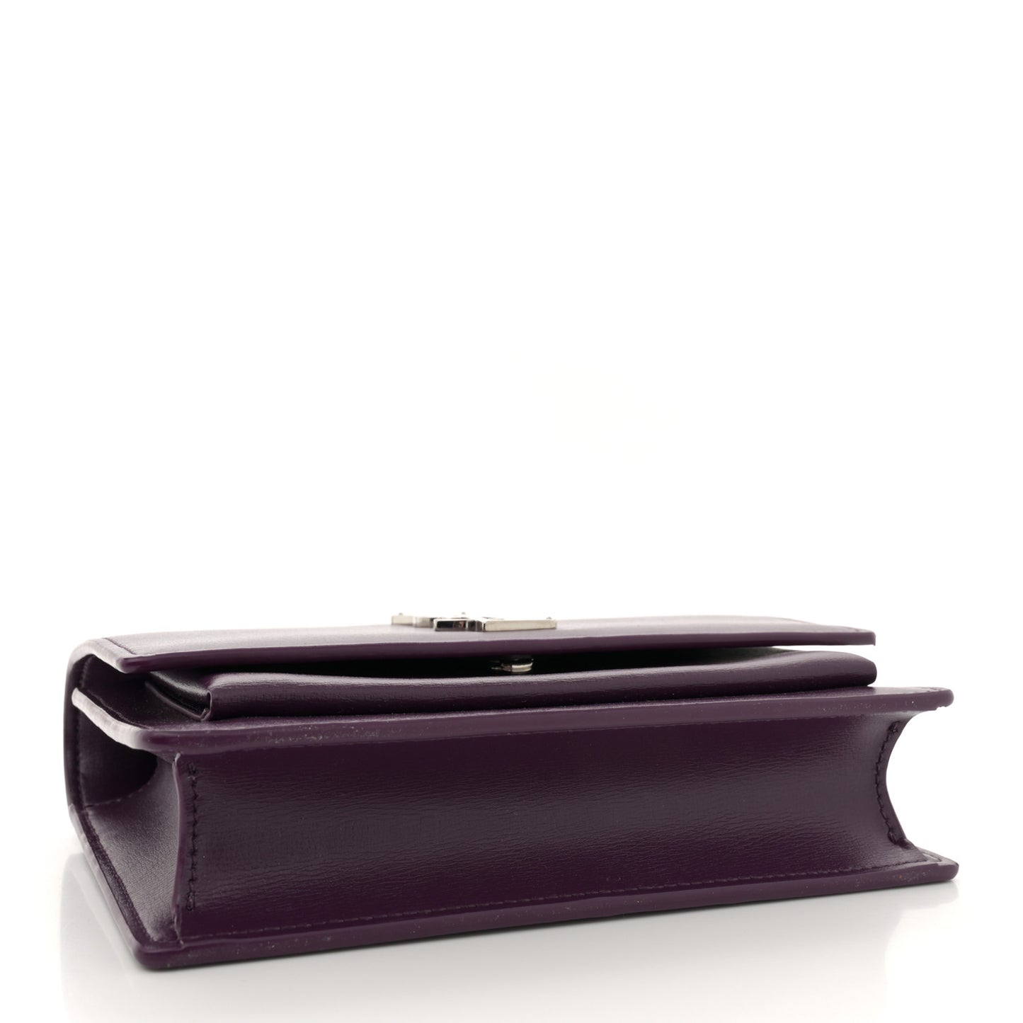 Calfskin Monogram Sunset Chain Wallet Prunia
