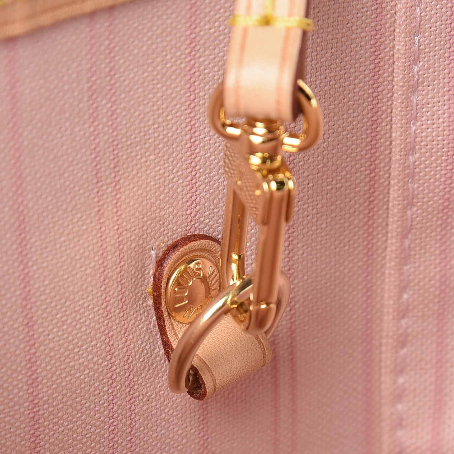 Damier Azur Neo Neverfull MM Rose Ballerine