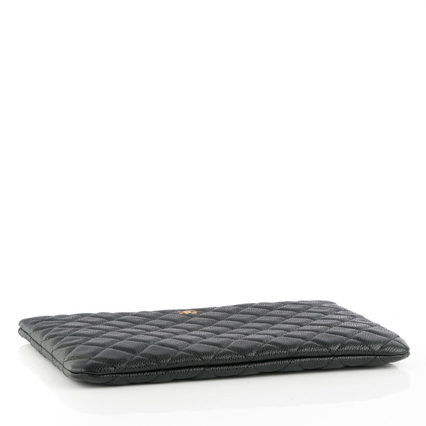 Caviar Quilted Medium Cosmetic Case Black