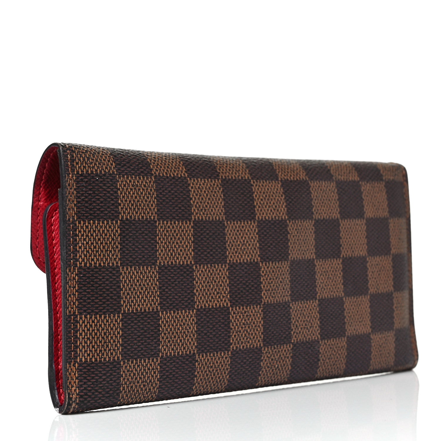 Louis Vuitton Damier Ebene Josephine Wallet Red 3 of 10
