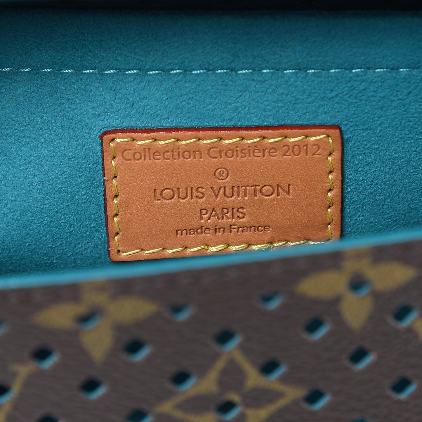 Monogram SC Flore Saumur Teal