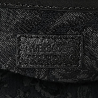 Versace Jacquard Barocco Medium Athena Tote Black 6 of 10