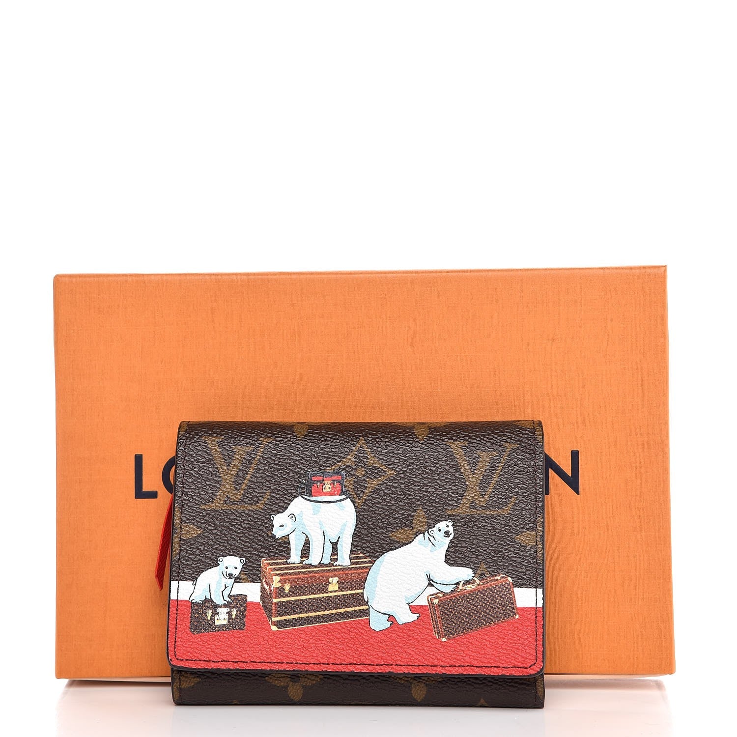 Louis Vuitton Monogram 2017 Christmas Animation Victorine Wallet 8 of 8