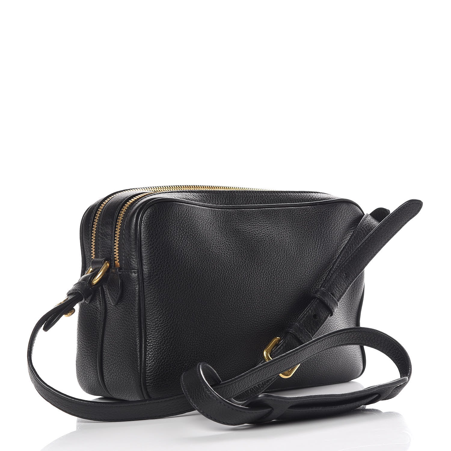 Prada Vitello Phenix Camera Bag Black 3 of 10