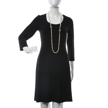 Chanel Pearl CC Long Necklace Light Gold 2 of 5