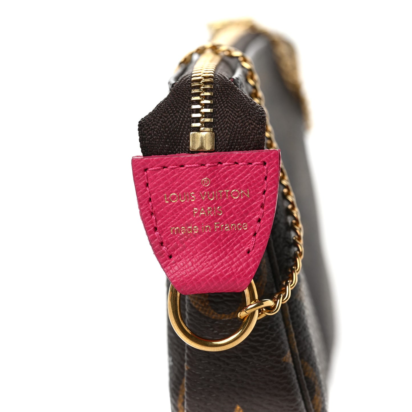 Monogram 2019 Christmas Animation Mini Courchevel Pochette Accessories Fuchsia