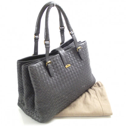 Bottega Veneta Nappa Intrecciato Roma Tote Ferro Gray 3 of 7