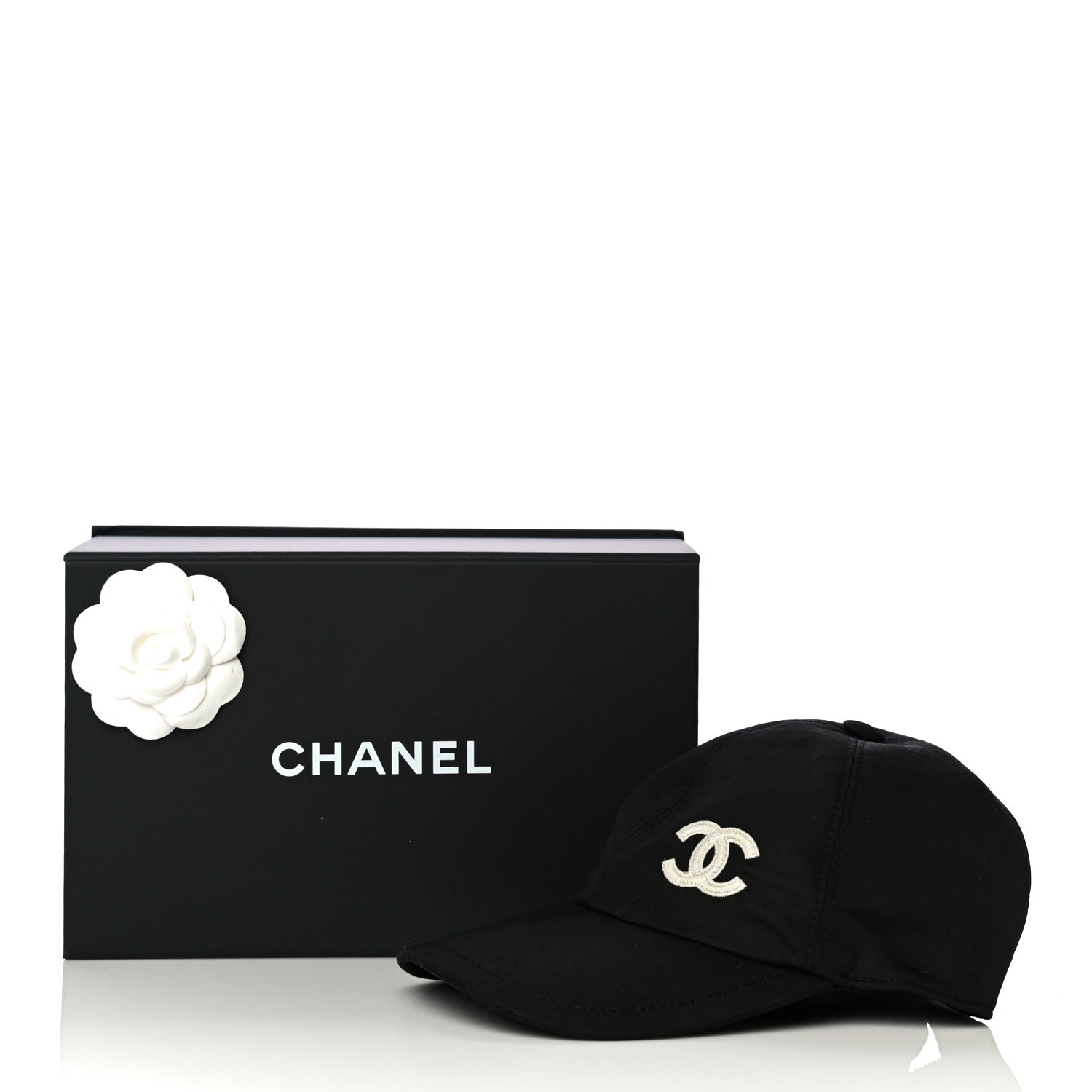 Chanel Cotton CC Cap Hat Black 8 of 8