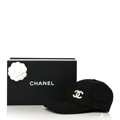 Chanel Cotton CC Cap Hat Black 8 of 8