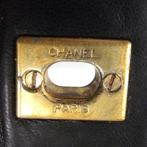Vintage Lambskin Double Medium Flap Bag
