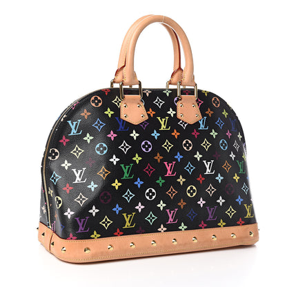Louis Vuitton Monogram Multicolor Alma GM Black 3 of 14