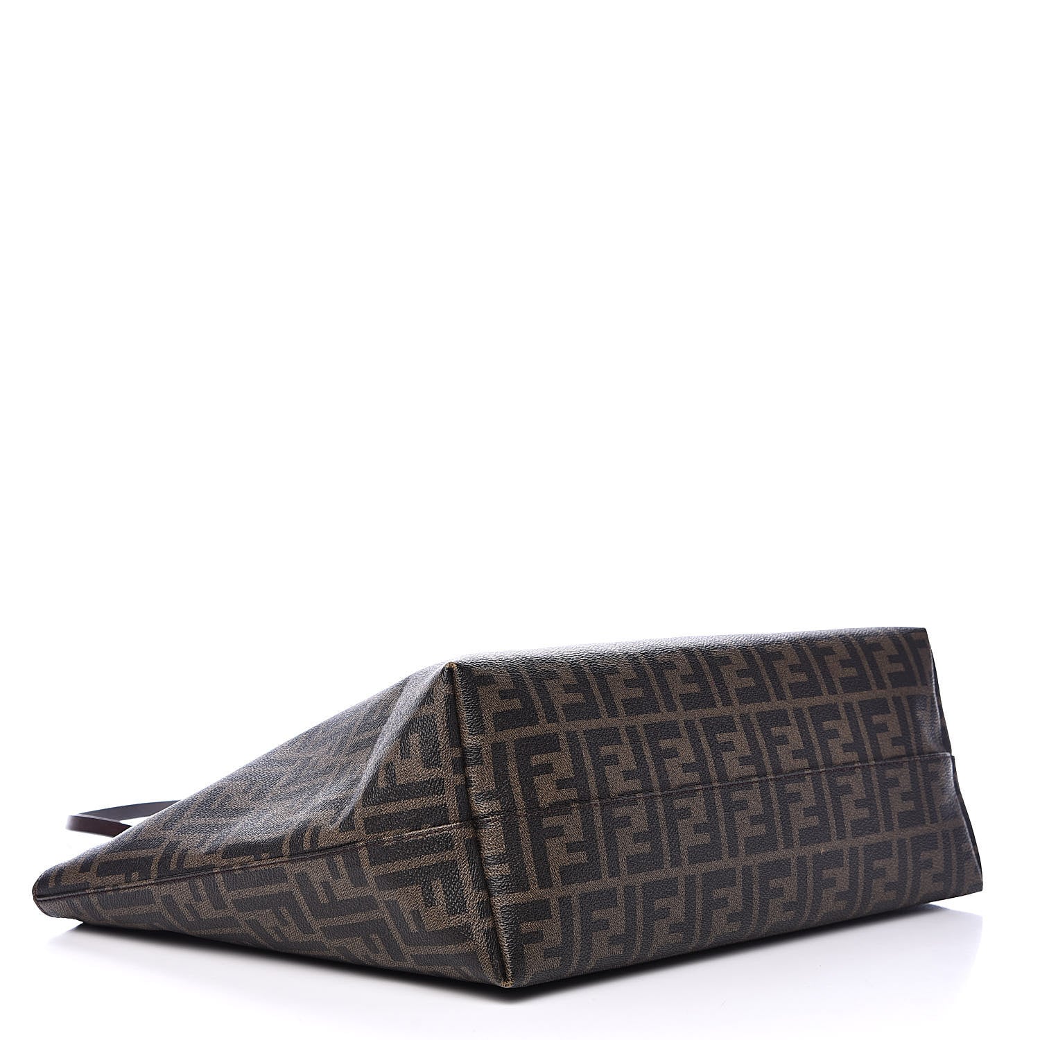 Fendi Zucca Spalmati Medium Roll Tote Tobacco Fuxia 4 of 11
