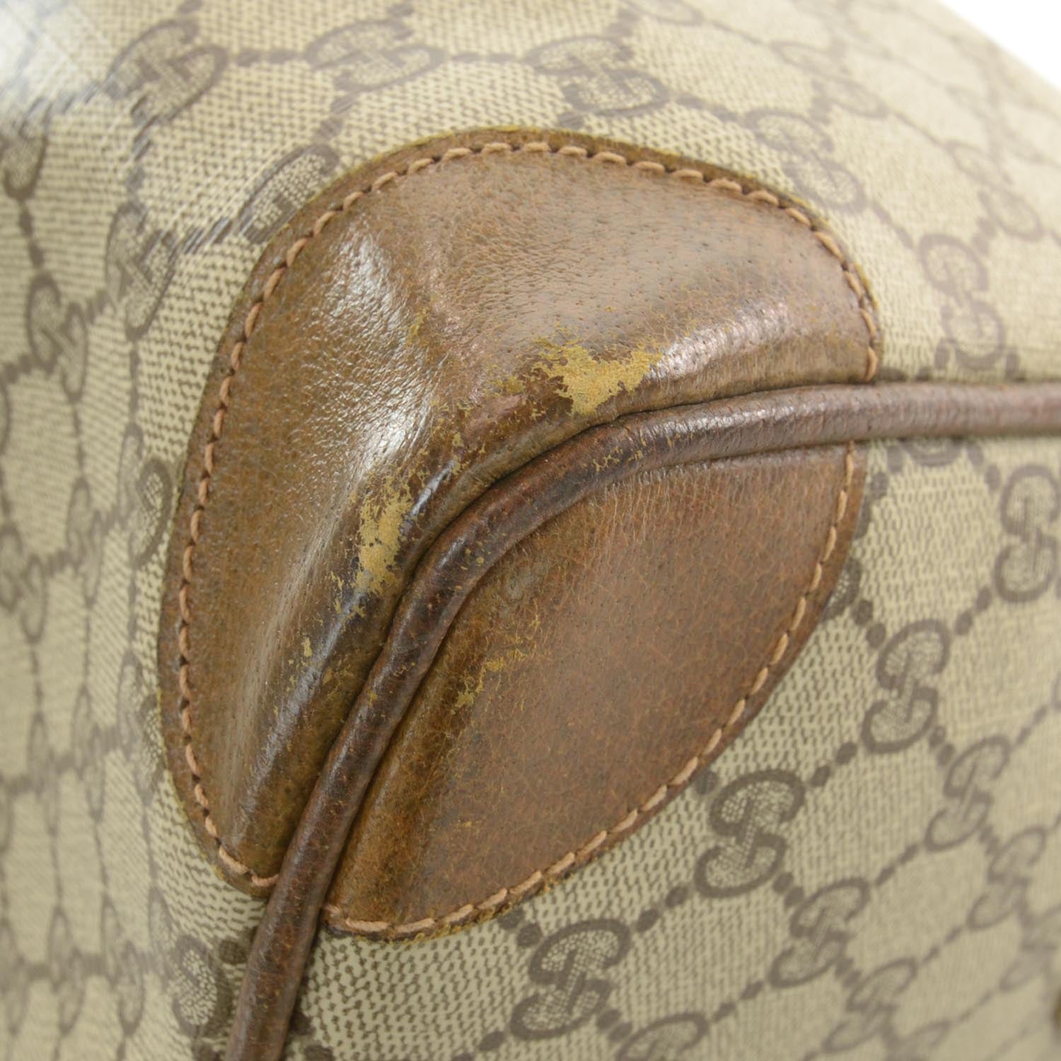 Gucci Monogram Web Boston Duffle 6 of 9