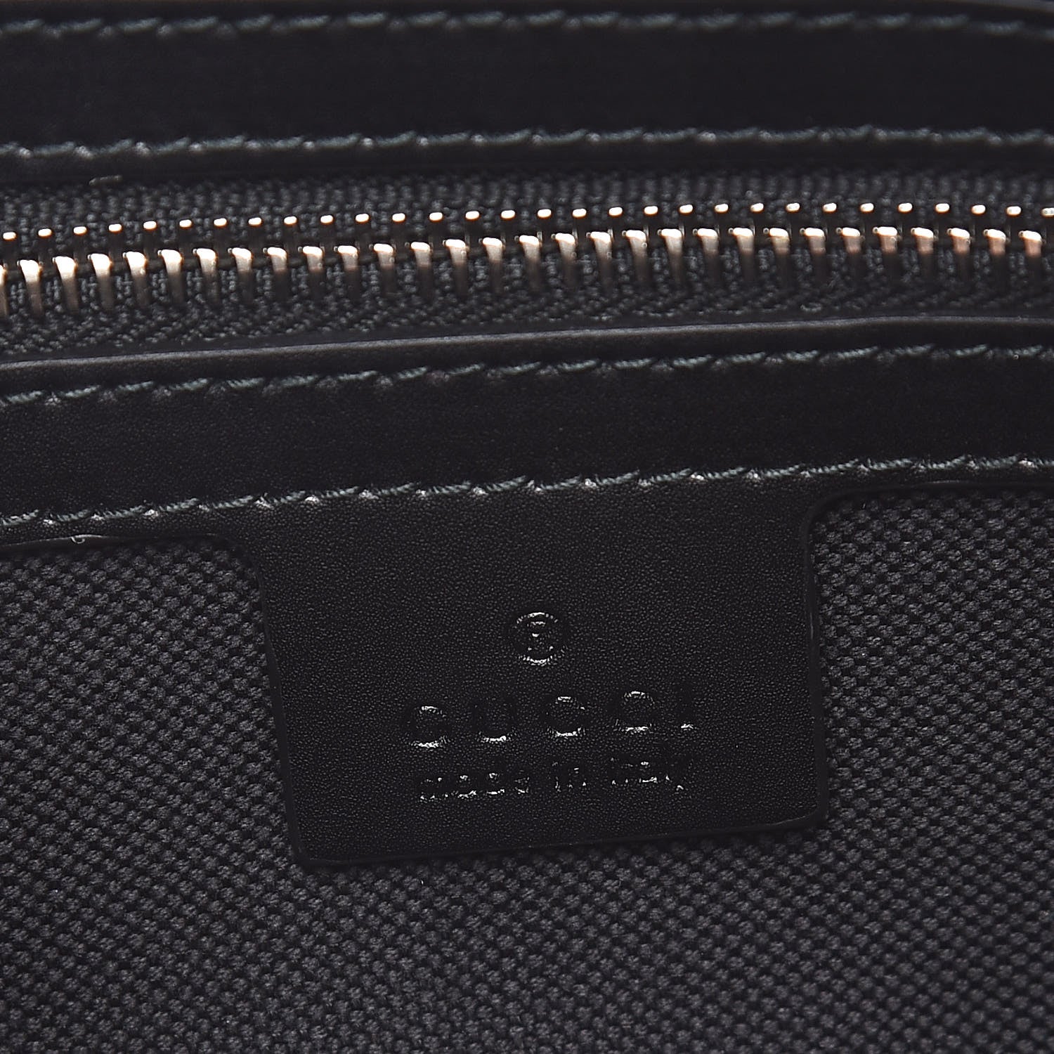 Gucci Soft GG Supreme Monogram Web Belt Bag Black Grey 6 of 8