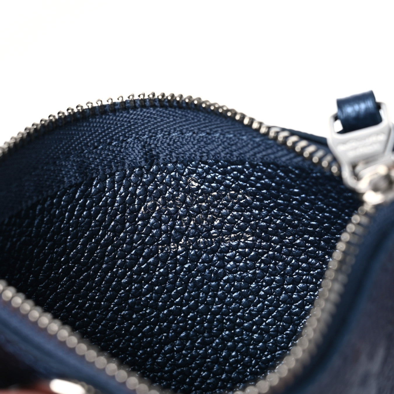 Louis Vuitton Metallic Empreinte Monogram Giant Key Pouch Navy Nacre 8 of 8