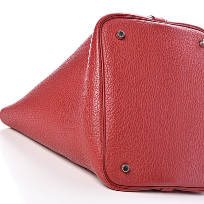 Hermes Taurillon Clemence Picotin 22 MM Rouge Garance 8 of 14