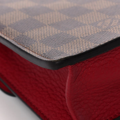 Louis Vuitton Damier Ebene Croisette Chain Wallet Scarlet 11 of 14