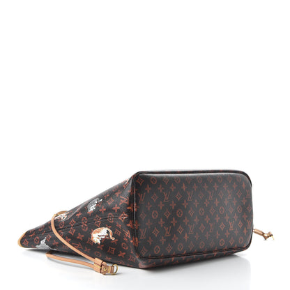 Louis Vuitton Catogram Neverfull MM Marron 5 of 11