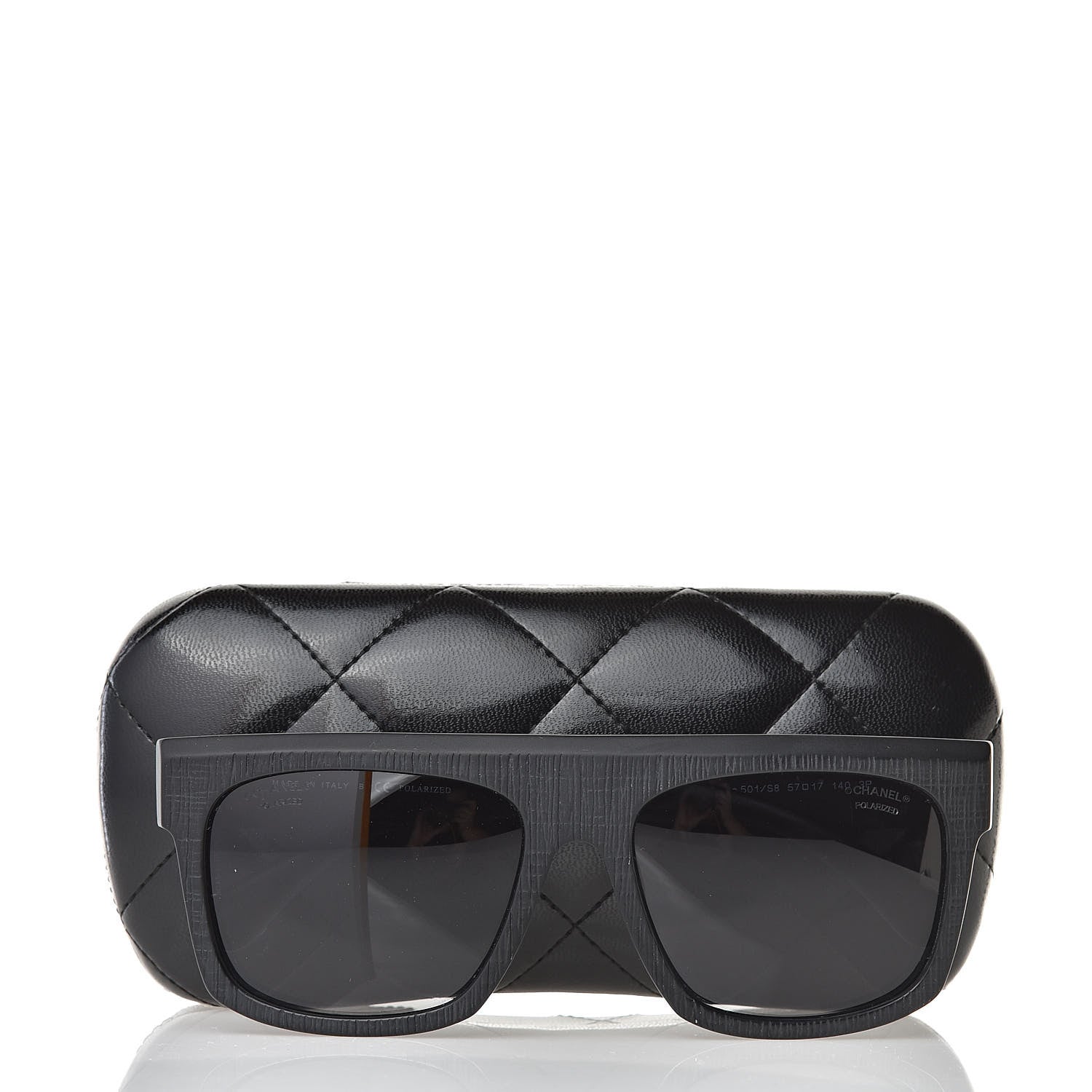Chanel Polarized CC Sunglasses 5333 Matte Black 8 of 8