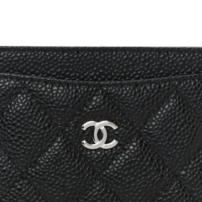 Chanel Caviar Quilted Card Holder Black 8 of 11