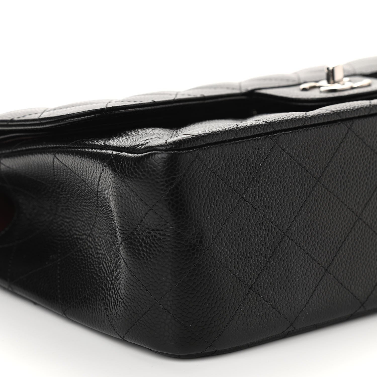 Chanel Caviar Quilted Jumbo Double Flap Black 9 of 11
