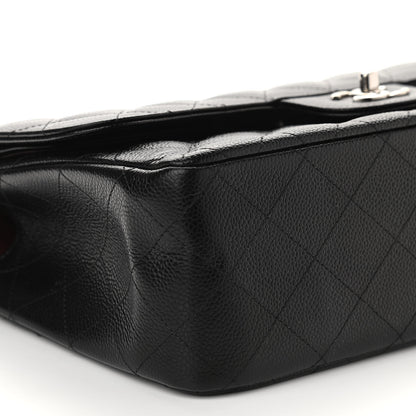 Chanel Caviar Quilted Jumbo Double Flap Black 9 of 11