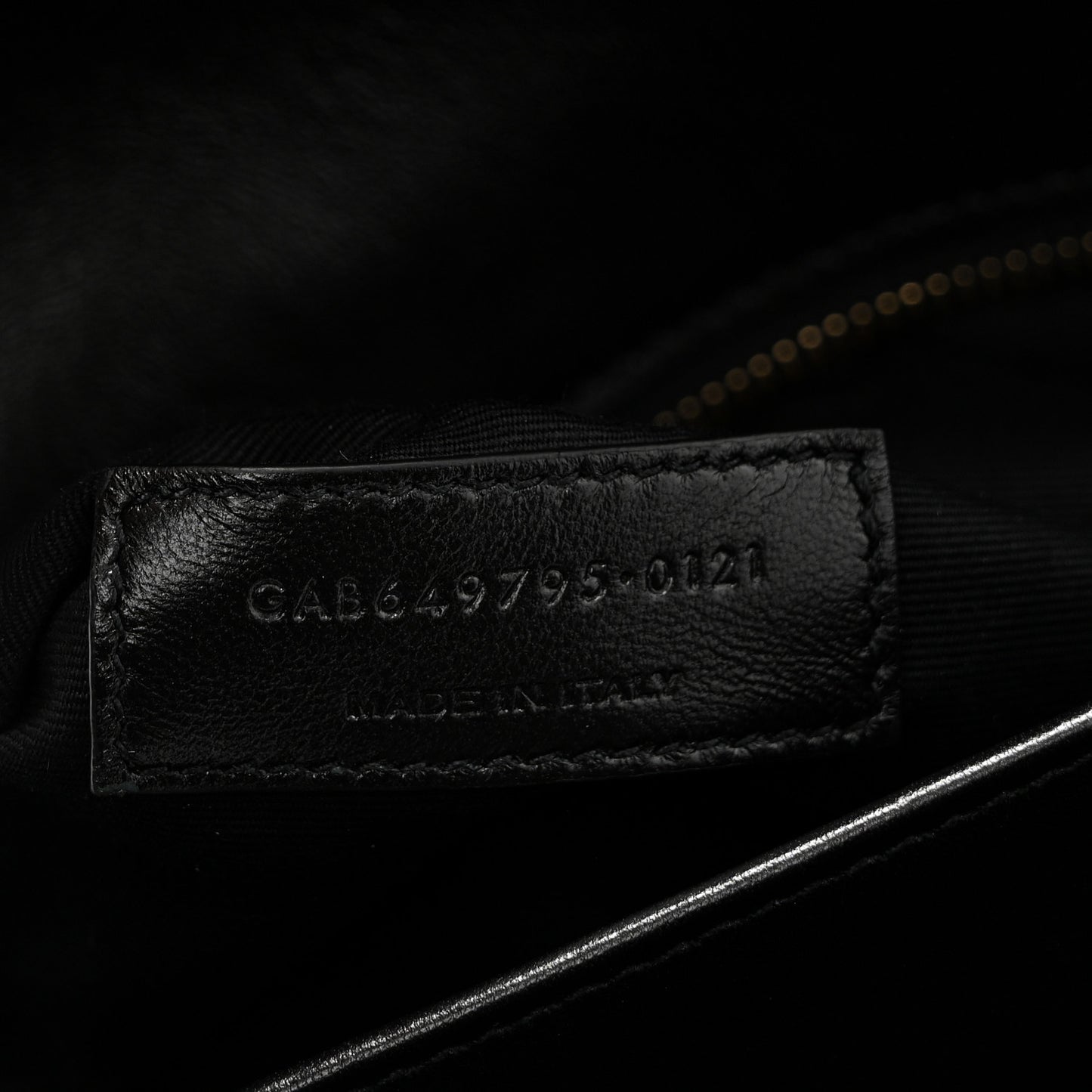 Smooth Calfskin Le Maillon Satchel Black