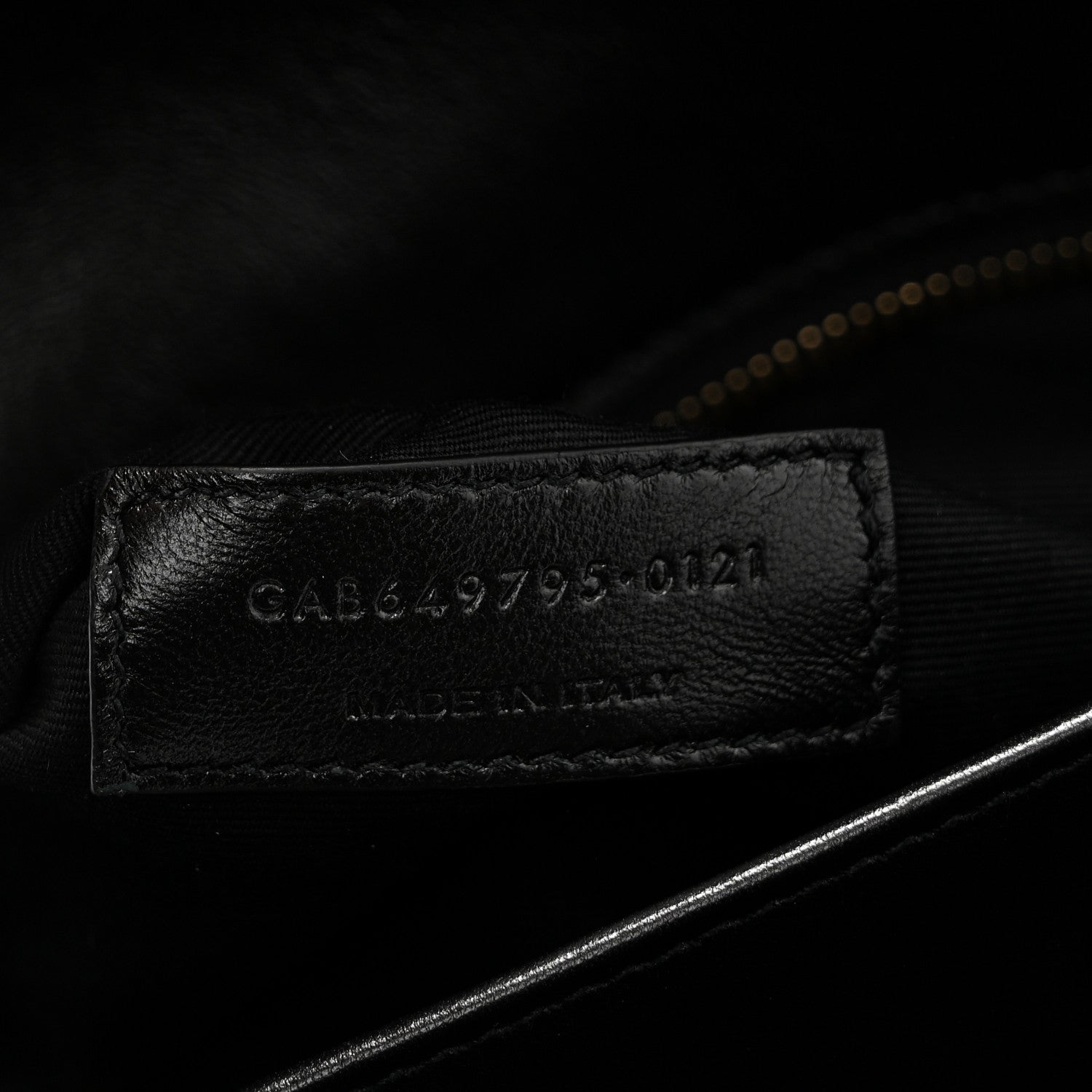 Saint Laurent Smooth Calfskin Le Maillon Satchel Black 7 of 10