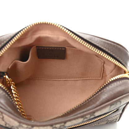Gucci GG Supreme Monogram Web Mini Ophidia Shoulder Bag Brown 5 of 11