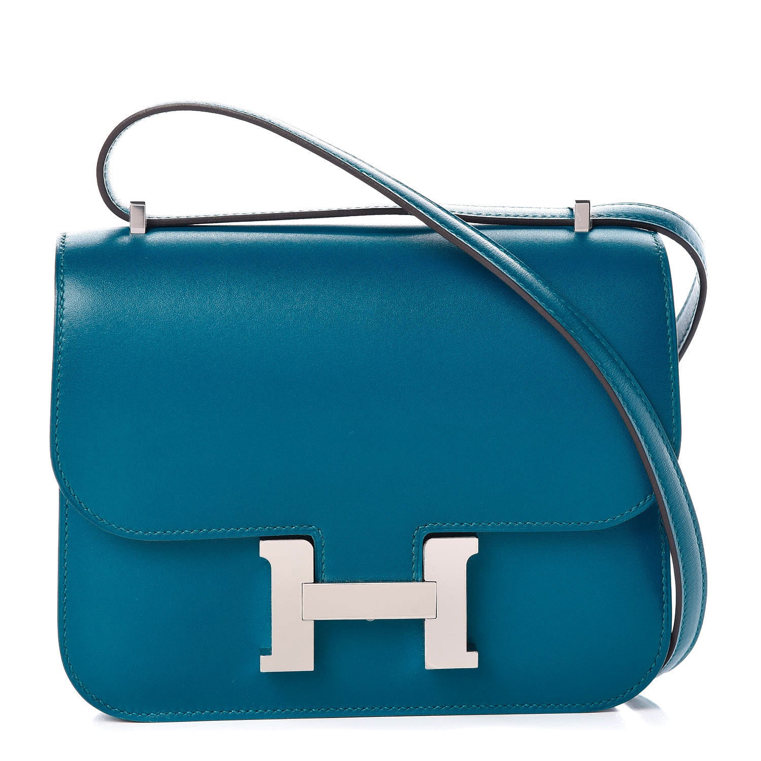 Hermes Tadelakt Constance 18 Bleu Izmir 1 of 17