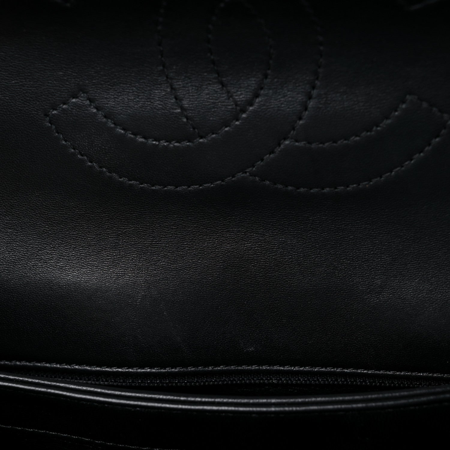 Chanel Lambskin Chevron Quilted Small Trendy CC Dual Handle Flap Bag Black 10 of 14