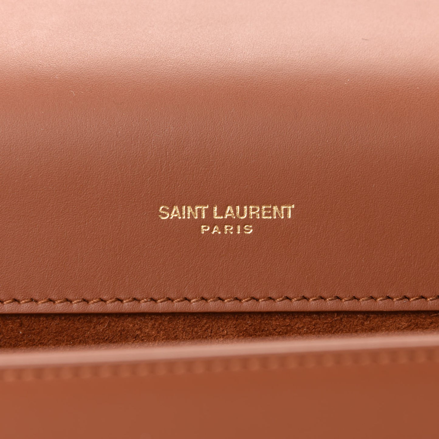 Smooth Calfskin Medium Classic Monogram Kate Tassel Satchel Brick