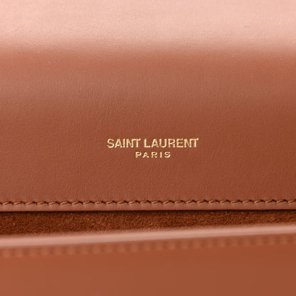 Saint Laurent Smooth Calfskin Medium Classic Monogram Kate Tassel Satchel Brick 9 of 11